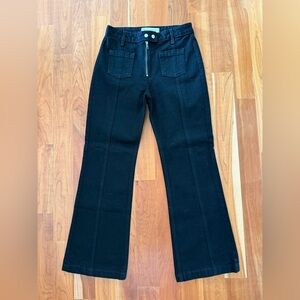 Reformation Elle jeans in black. Size 27.